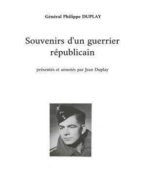 cover image of Souvenirs d'un guerrier républicain